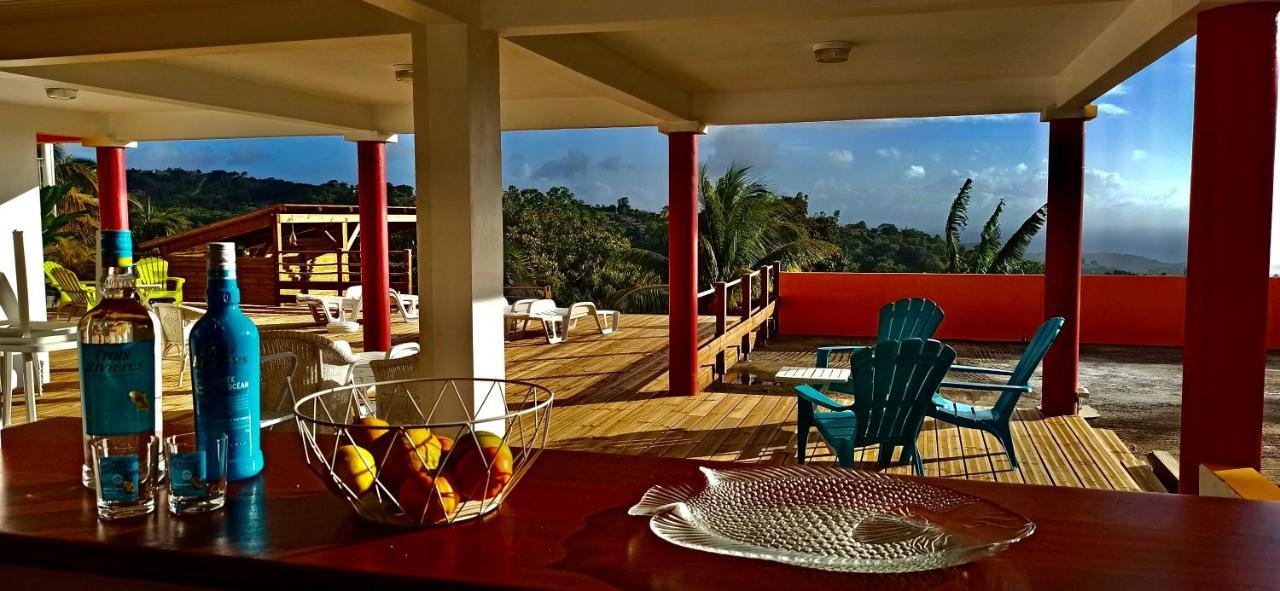 Riviere-Salee Villa Cosaroe 6-14 Pers Piscine Et Superbe Vue Mer Panoramique מראה חיצוני תמונה