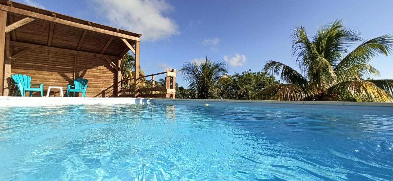 Riviere-Salee Villa Cosaroe 6-14 Pers Piscine Et Superbe Vue Mer Panoramique מראה חיצוני תמונה