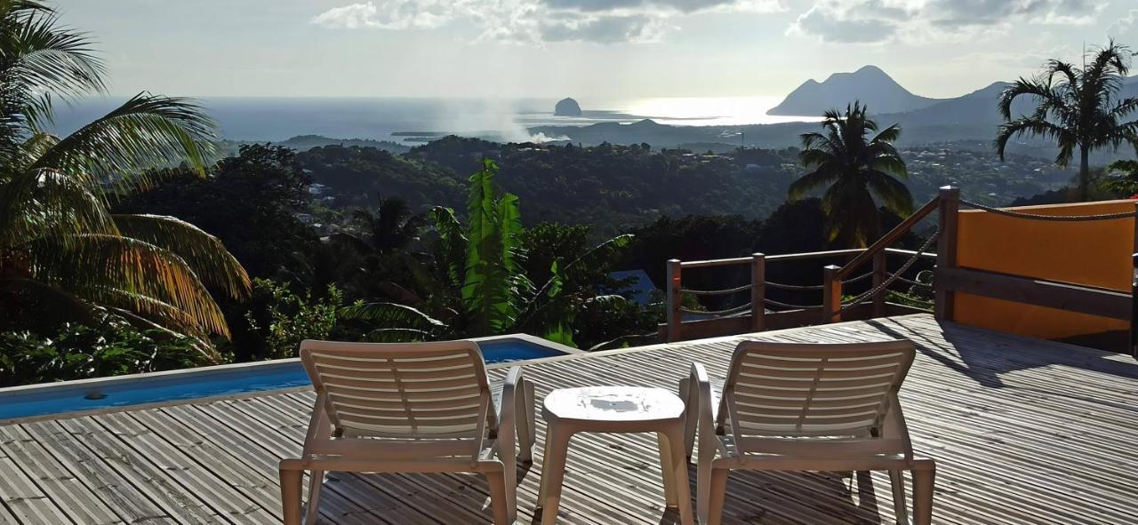 Riviere-Salee Villa Cosaroe 6-14 Pers Piscine Et Superbe Vue Mer Panoramique מראה חיצוני תמונה