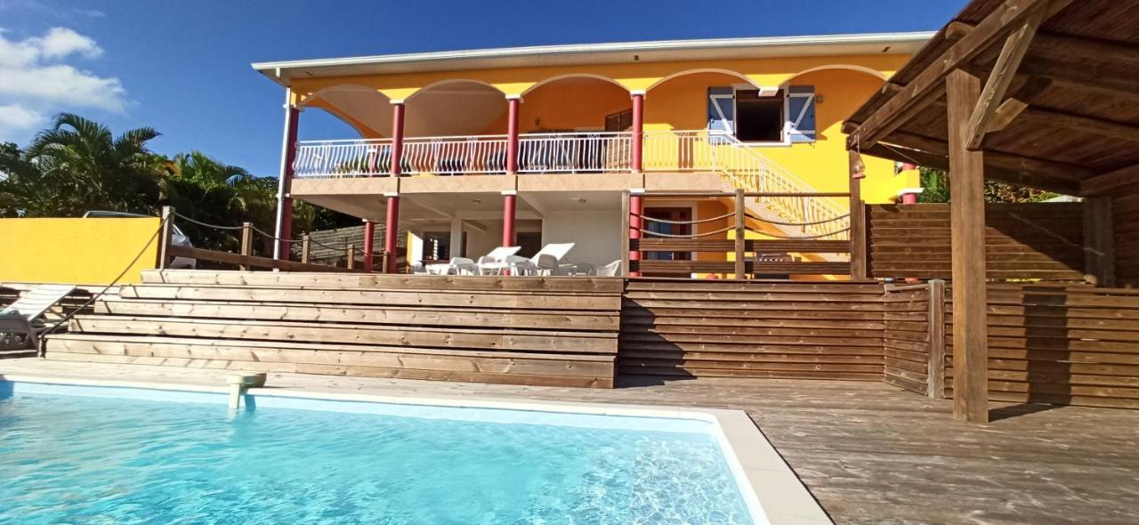 Riviere-Salee Villa Cosaroe 6-14 Pers Piscine Et Superbe Vue Mer Panoramique מראה חיצוני תמונה