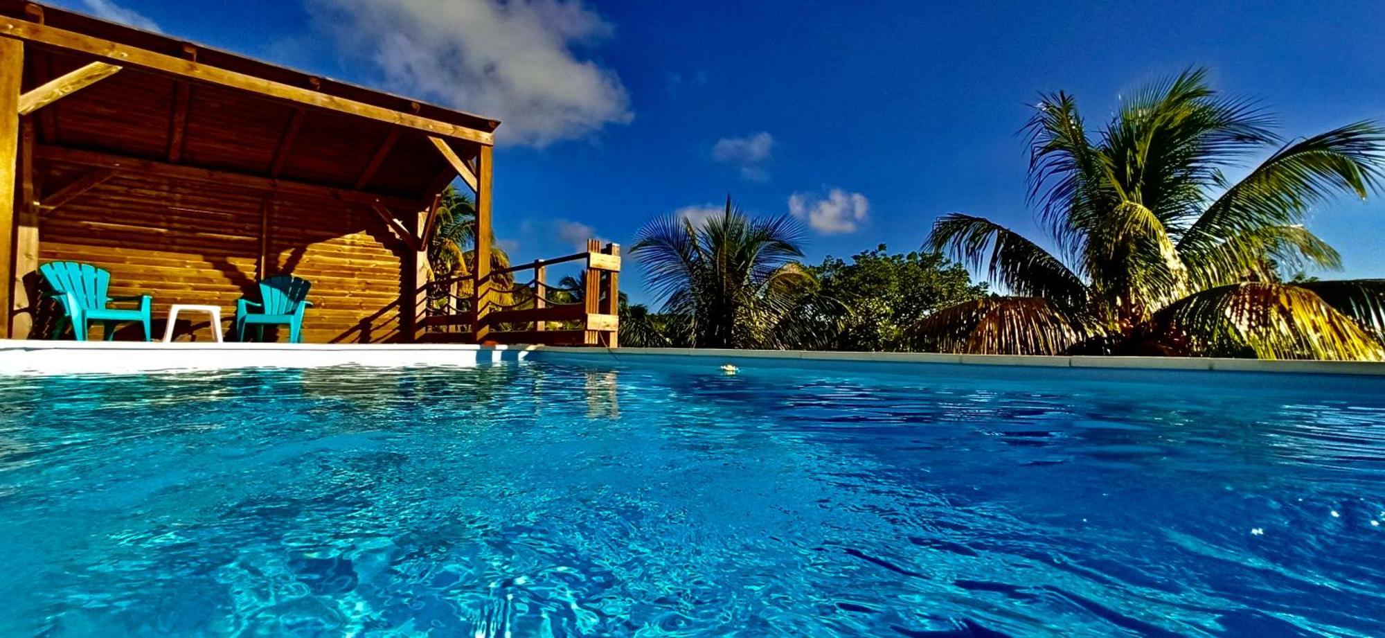 Riviere-Salee Villa Cosaroe 6-14 Pers Piscine Et Superbe Vue Mer Panoramique מראה חיצוני תמונה