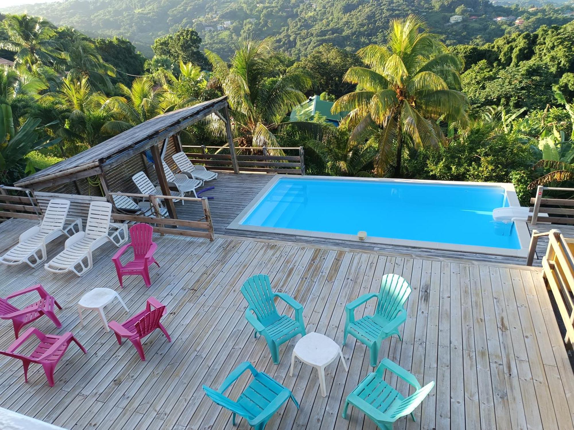 Riviere-Salee Villa Cosaroe 6-14 Pers Piscine Et Superbe Vue Mer Panoramique מראה חיצוני תמונה